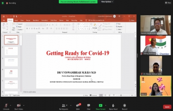 Online Talkshow on 'Getting Ready for Covid-19' (8th August, 2021).